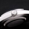 Swiss Rolex Day-Date Stainless Steel Bracelet Black Dial 80294