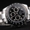 Rolex Daytona Stainless Steel Black Enameled Black Dial