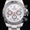 Rolex Daytona Stainless Steel Black Enameled Silver Dial