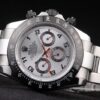 Rolex Daytona Stainless Steel Black Enameled Silver Dial