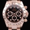 Rolex Daytona Rose Gold Plated Stainless Steel Black Dial
