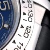 Rolex Daytona Stainless Steel Case Blue Dial Black Leather Strap