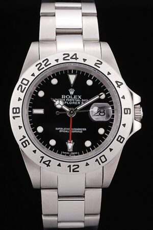 Rolex Explorer Stainless Steel Black Dial Tachymeter