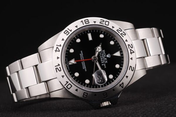 Rolex Explorer Stainless Steel Black Dial Tachymeter