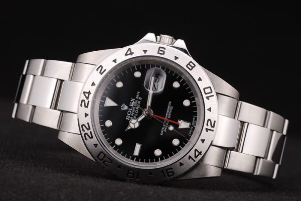 Rolex Explorer Stainless Steel Black Dial Tachymeter