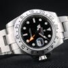 Rolex Explorer Stainless Steel Bezel Black Dial Tachymeter