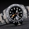 Rolex Explorer Black Ceramic Bezel Black Dial Tachymeter
