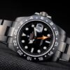 Rolex Explorer Black Ceramic Bezel Black Dial Tachymeter