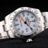 Swiss Rolex Explorer Stainless Steel White Dial Tachymeter Bezel