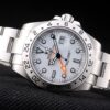 Swiss Rolex Explorer Stainless Steel White Dial Tachymeter Bezel