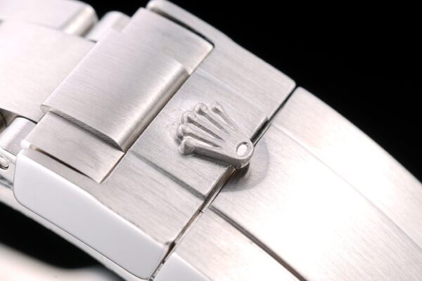Swiss Rolex Explorer Stainless Steel White Dial Tachymeter Bezel
