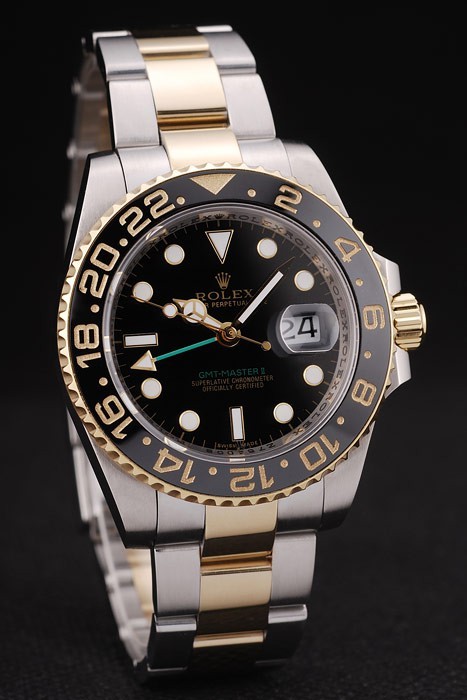 Rolex GMT Master II Black Ceramic Tachymeter Black Dial