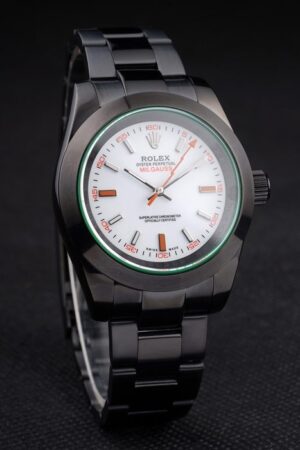 Rolex Milgauss Tinted Green Pro-Hunter Saphire White Dial