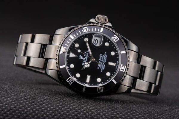 Rolex Submariner Wide Lady Black Bezel Black Dial Tachymeter