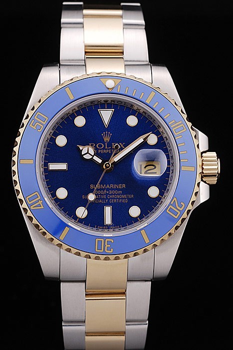 Rolex Submariner Blue Dial Blue Tachymeter