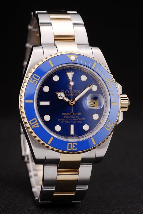 Rolex Submariner Blue Dial Blue Tachymeter
