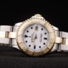 Rolex Yacht Master Gold White Dial Tachymeter