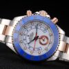 Rolex Yachtmaster Blue Ceramic Bezel White Dial Tachymeter