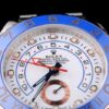 Rolex Yachtmaster Blue Ceramic Bezel White Dial Tachymeter