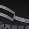 Breitling Certified Black Stainless Steel Strap Beige Dial Chronograph 80171