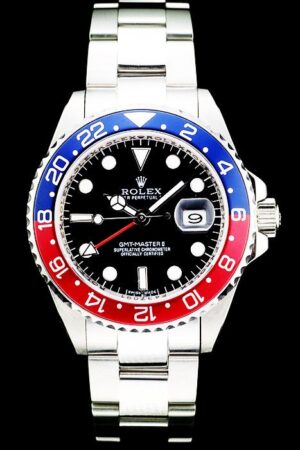Replica Rolex GMT Master II Blue-red black ceramic bezel Dial