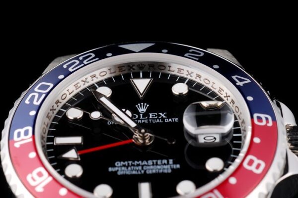 Replica Rolex GMT Master II Blue-red black ceramic bezel Dial