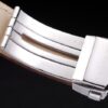 Tag Heuer SLR Brushed Stainless Steel Case Silver Dial Brown Leather Strap