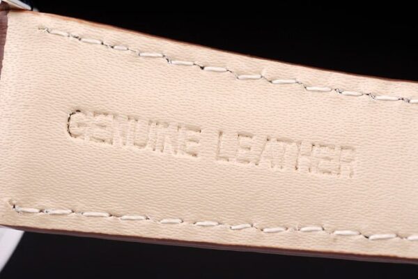 Tag Heuer SLR Brushed Stainless Steel Case Silver Dial Brown Leather Strap