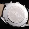 Tag Heuer SLR Brushed Stainless Steel Case Silver Dial Brown Leather Strap