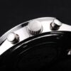 Tag Heuer SLR Brushed Stainless Steel Case Silver Dial Brown Leather Strap