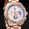 Tag Heuer Carrera Rose Gold Case White Dial