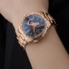 Tag Heuer Carrera Rose Gold Case Black Dial