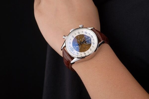 Tag Heuer Mikrograph Limited Edition Brown Leather Strap 7916
