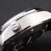 Swiss Tag Heuer Carrera Tachymeter Bezel Black Perforated Rubber Strap White Dial
