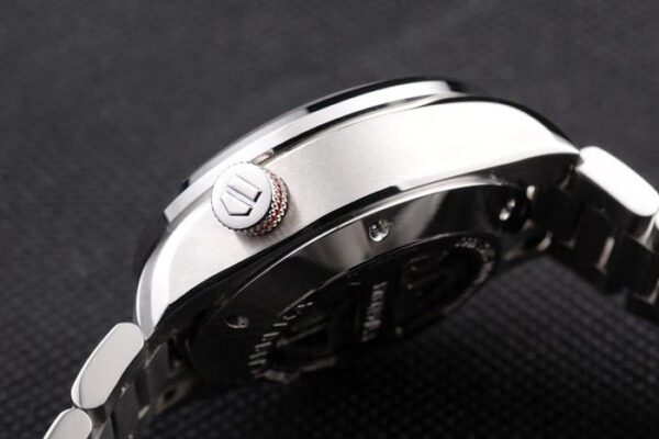 Swiss Tag Heuer Carrera Tachymeter Bezel Stainless Steel White Dial