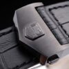 Tag Heuer Monaco Black Ceramic Case Black Dial Black Leather Strap