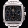 Tag Heuer Monaco Mikrograph Stainless Steel Strap Black Dial 7922