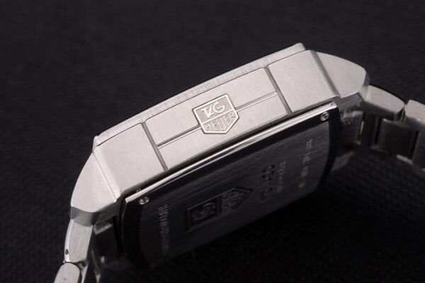 Tag Heuer Monaco Mikrograph Stainless Steel Strap Black Dial 7922