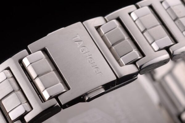 Tag Heuer Monaco Mikrograph Stainless Steel Strap Black Dial 7922