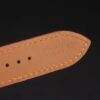 Hermes Heure H Rose Gold Bezel Orange Leather Strap White Dial 80234