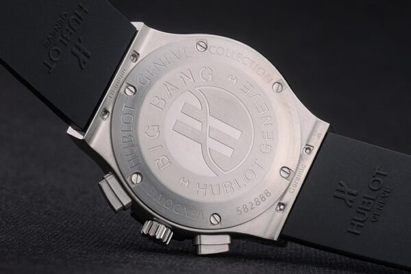Hublot Big Bang Black Rubber Strap Black Dial Green Pointers 80194