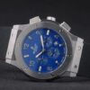 Hublot Big Bang Black Rubber Strap Blue Checkered Dial 80199
