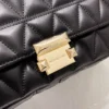 MK Sheepskin Bag Black Size: 25CmX16cmX8.5cm