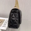 MK Sheepskin Bag Black Size: 25CmX16cmX8.5cm