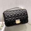 MK Sheepskin Bag Black Size: 25CmX16cmX8.5cm