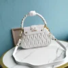miu miu bronze metal white Model: 5BH188 size: L16.5, H24, W6.5